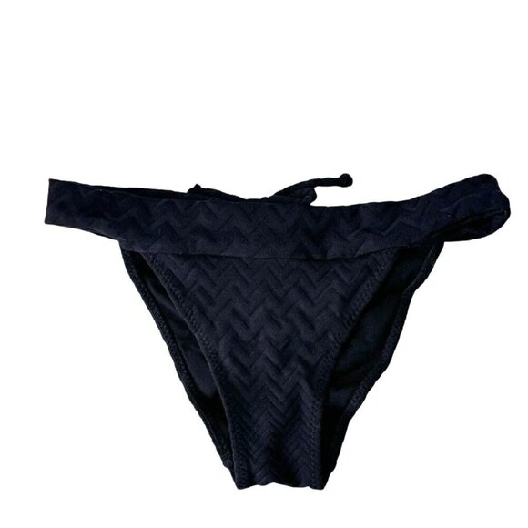 NWT B. SWIM Black Swimsuit 2PCs Bikini Bottom Sz.M Top Sz.D Sexy Beach - Picture 12 of 14